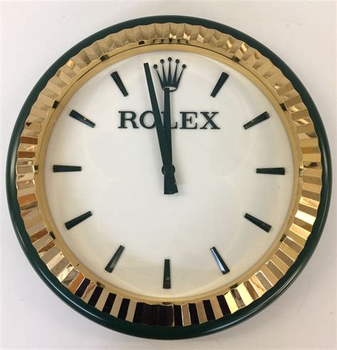 genuine rolex wall clock.